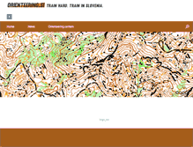 Tablet Screenshot of orienteering.si
